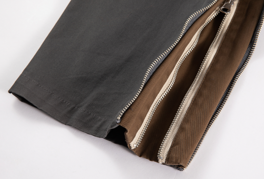 F2CE Functional Zipper Splicing Pants