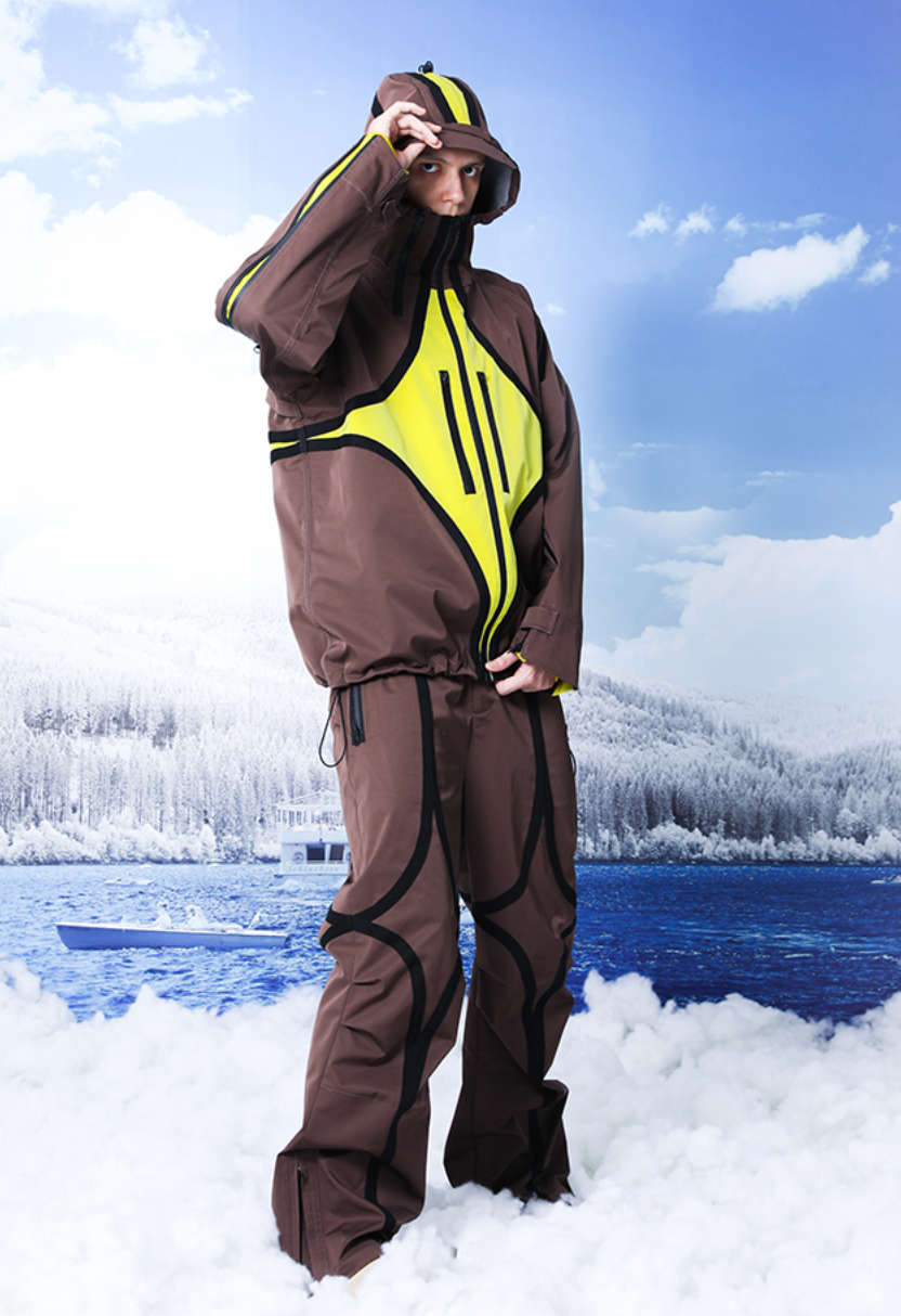 YADcrew R-STAR Waterproof Hooded Windproof Rushing Jacket