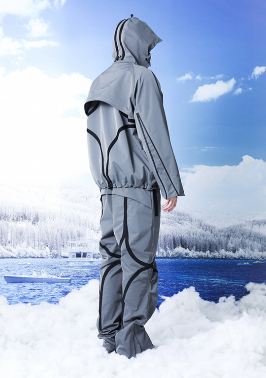 YADcrew R-STAR Waterproof Hooded Windproof Rushing Jacket