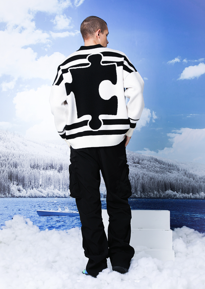 YADcrew Peace Dove Knit Sweater