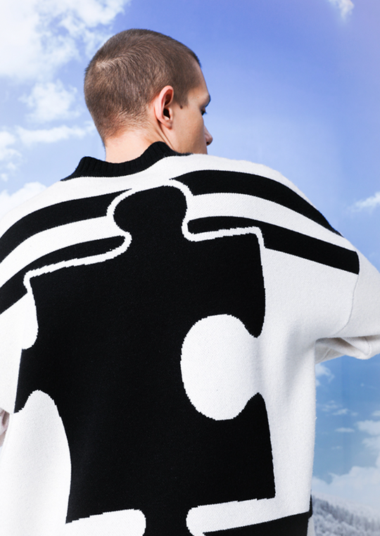 YADcrew Peace Dove Knit Sweater