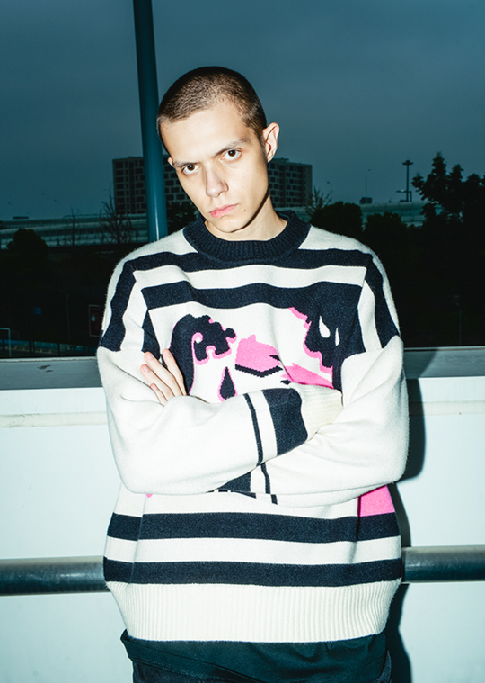 YADcrew Peace Dove Knit Sweater