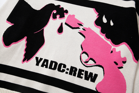 YADcrew Peace Dove Knit Sweater