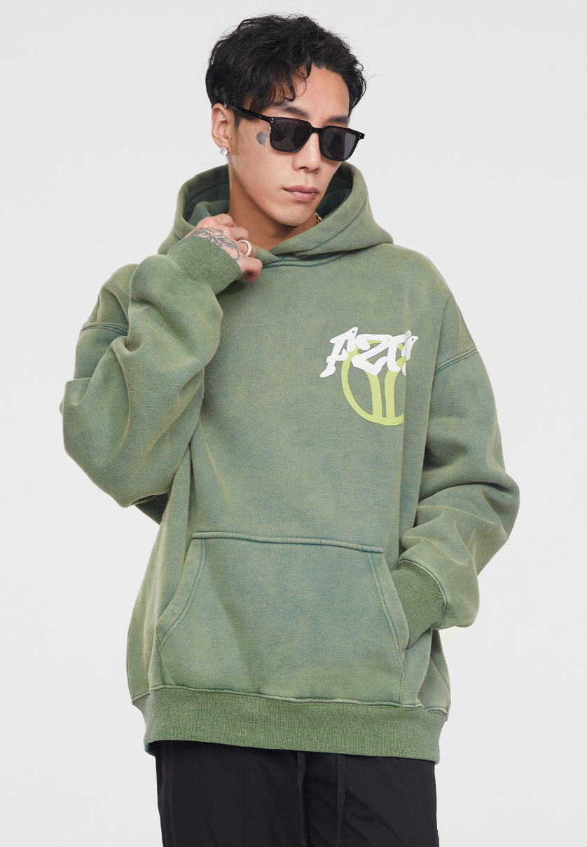 F2CE Logo Foam Print Hoodie
