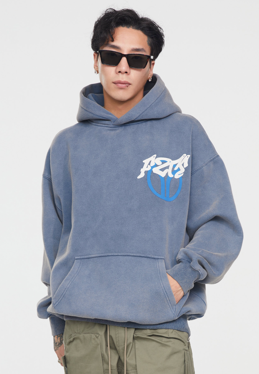 F2CE Logo Foam Print Hoodie