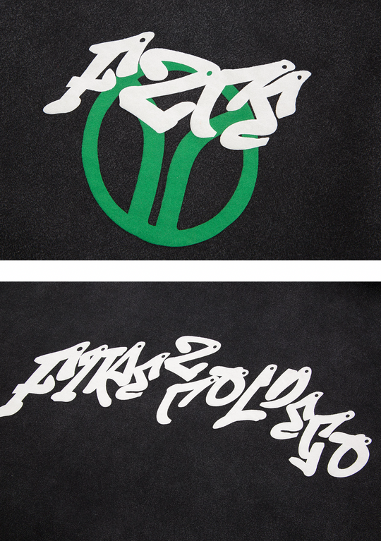 F2CE Logo Foam Print Hoodie