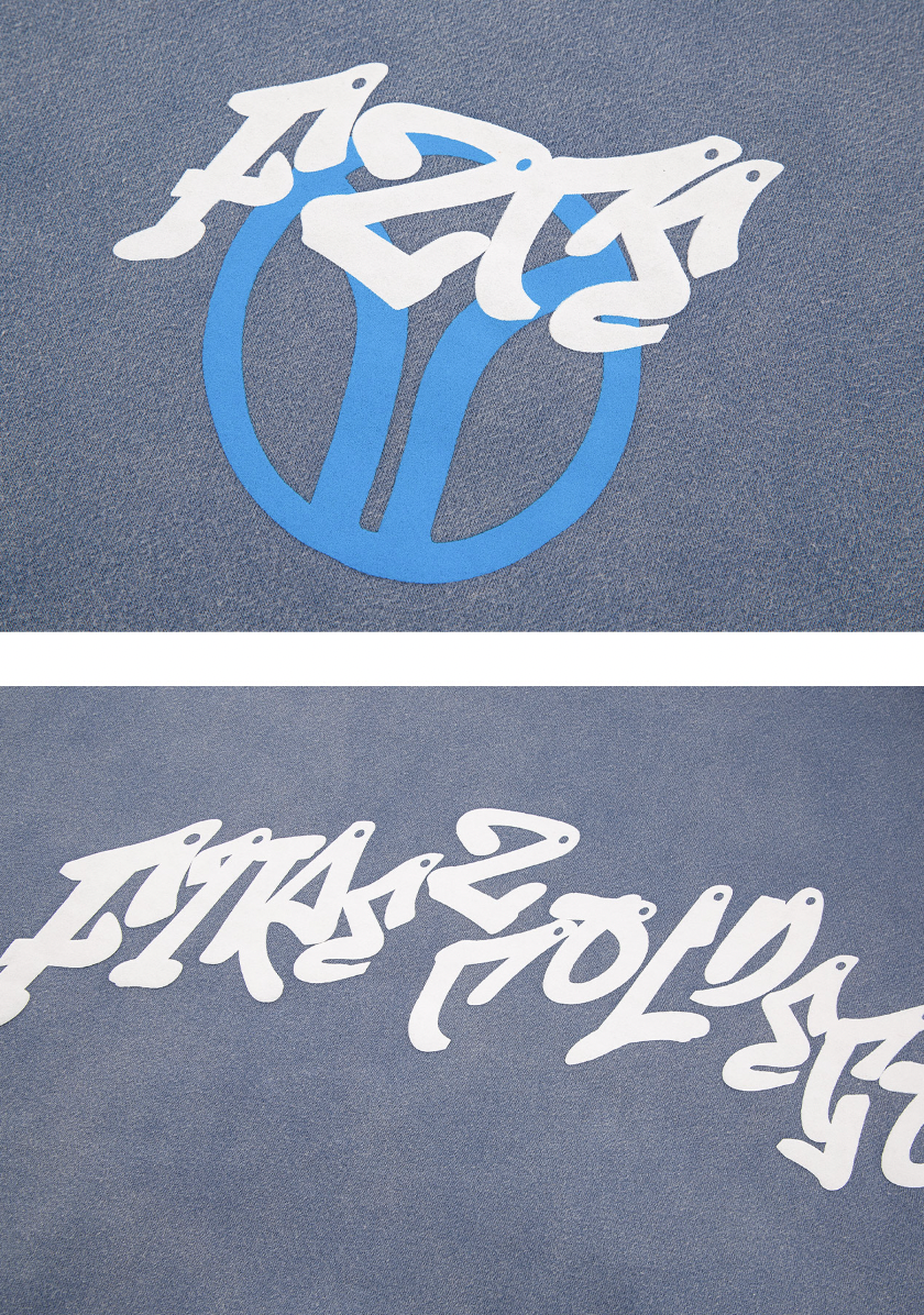 F2CE Logo Foam Print Hoodie