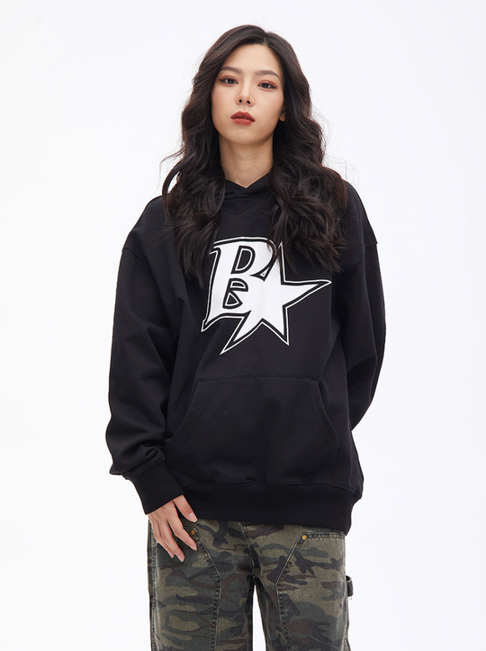 F3F Select B Star Print Hoodie