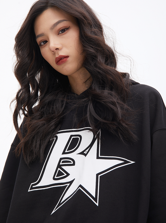 F3F Select B Star Print Hoodie