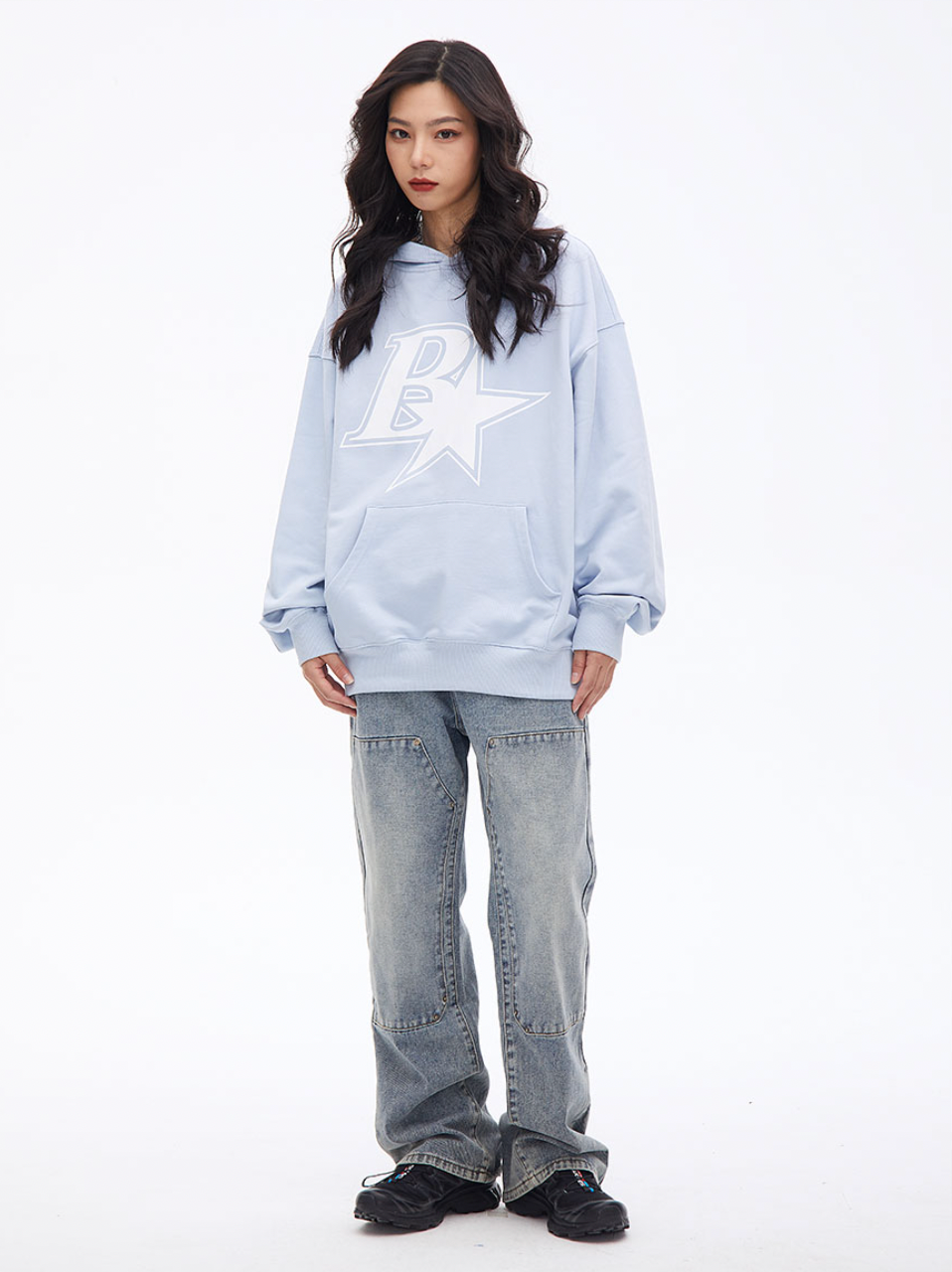 F3F Select B Star Print Hoodie