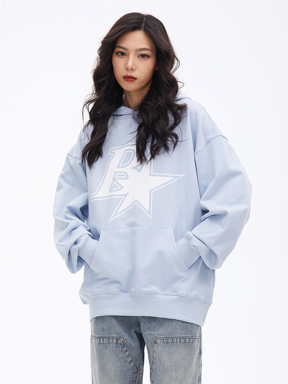 F3F Select B Star Print Hoodie