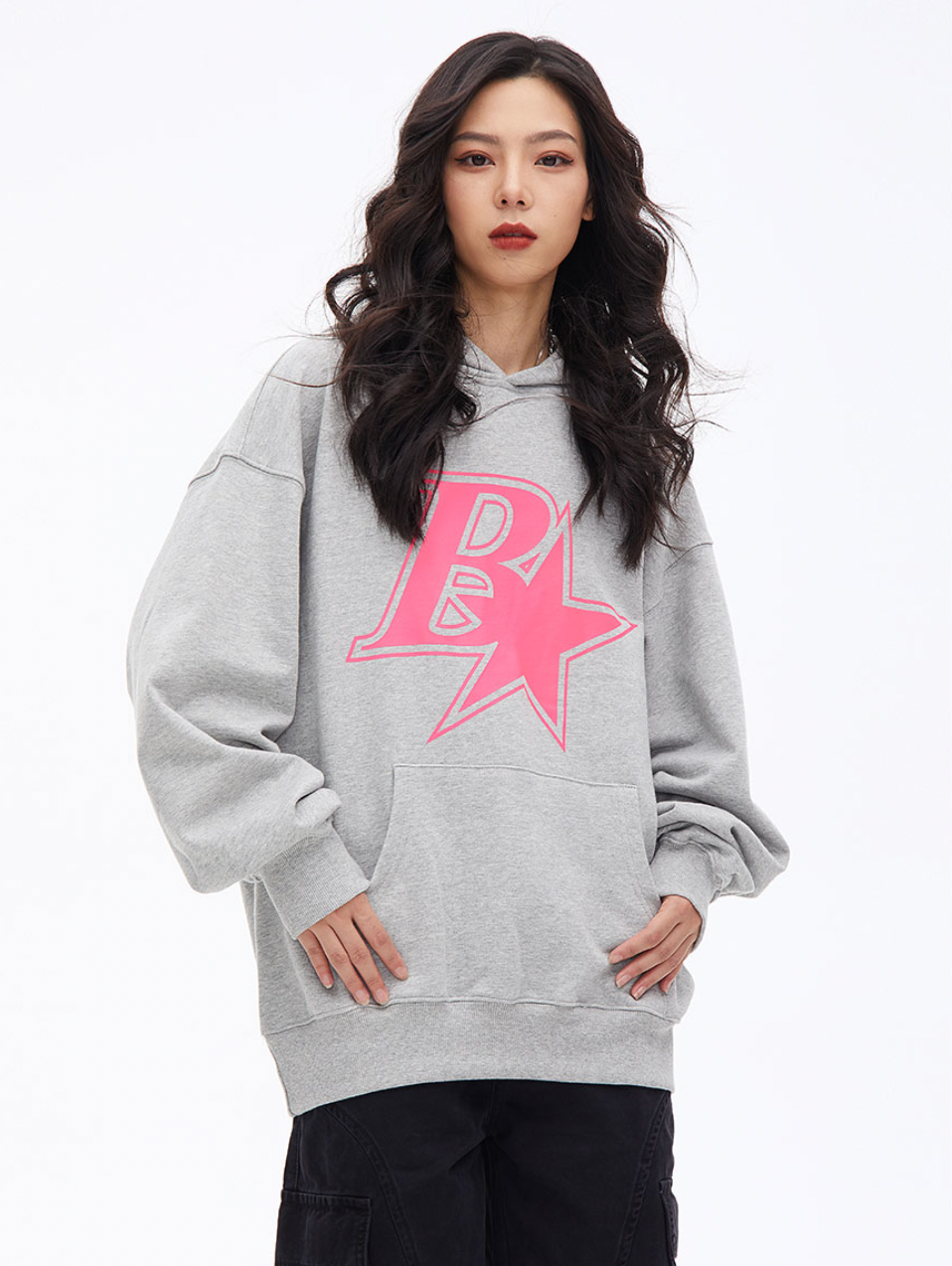 F3F Select B Star Print Hoodie