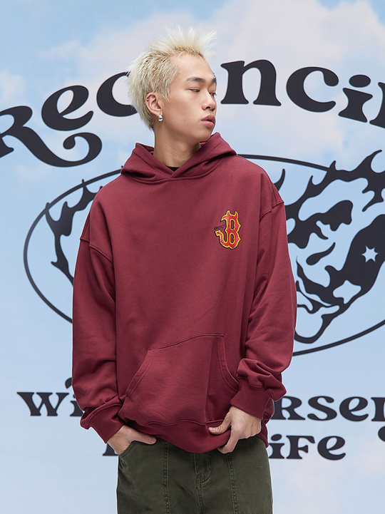 F3F Select B Flame Print Hoodie