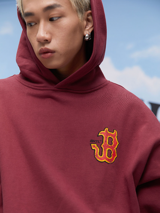 F3F Select B Flame Print Hoodie