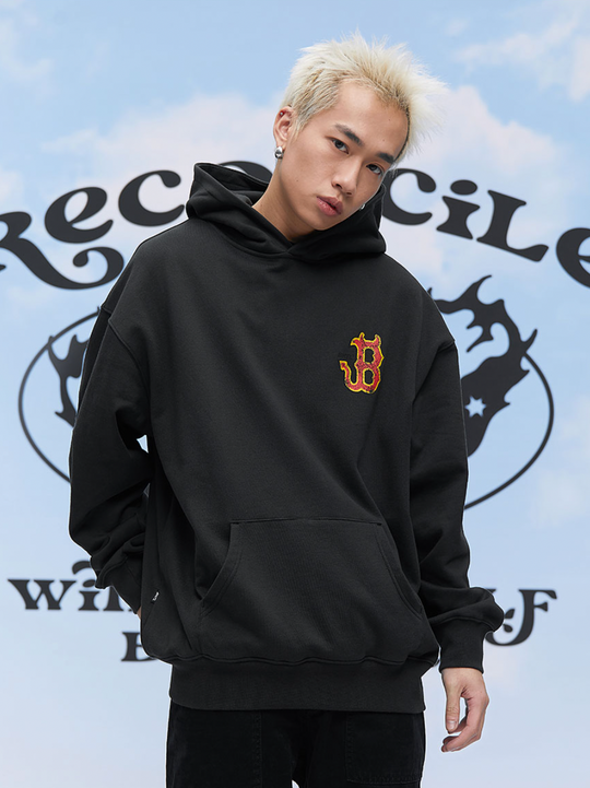 F3F Select B Flame Print Hoodie