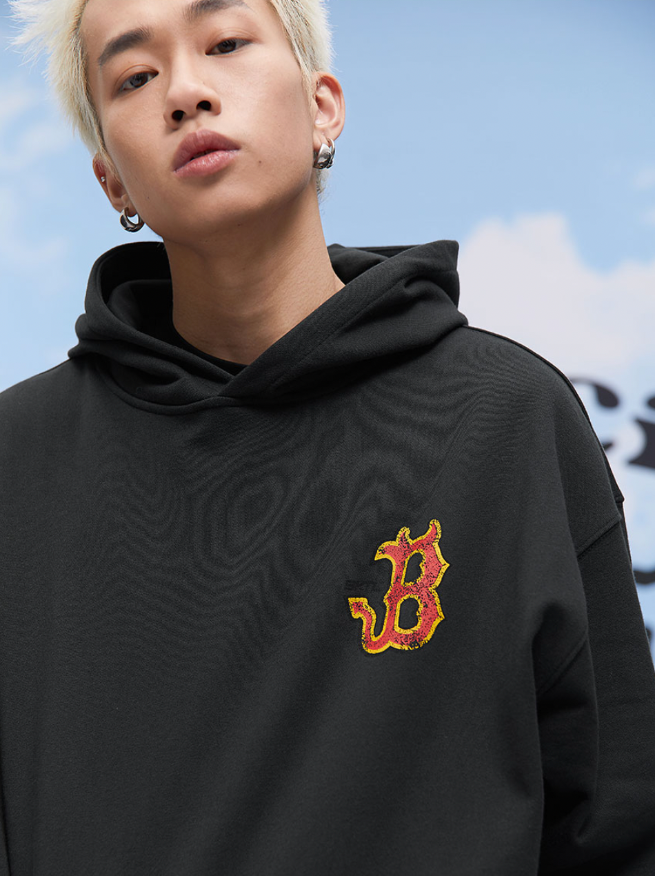 F3F Select B Flame Print Hoodie