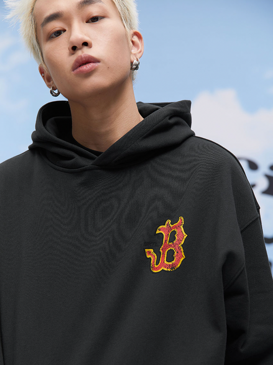F3F Select B Flame Print Hoodie