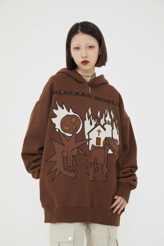 F3F Select Cartoon Embroidered Hoodie