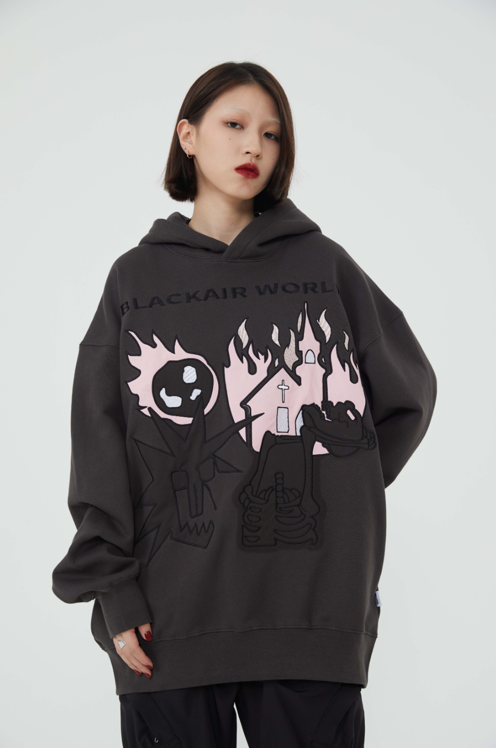 F3F Select Cartoon Embroidered Hoodie