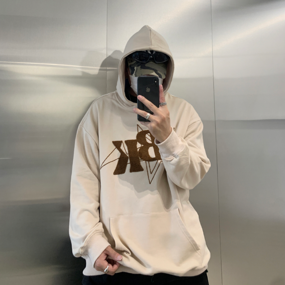 F3F Select BK Star Towel Embroidered Letters Hoodie