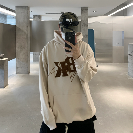 F3F Select BK Star Towel Embroidered Letters Hoodie