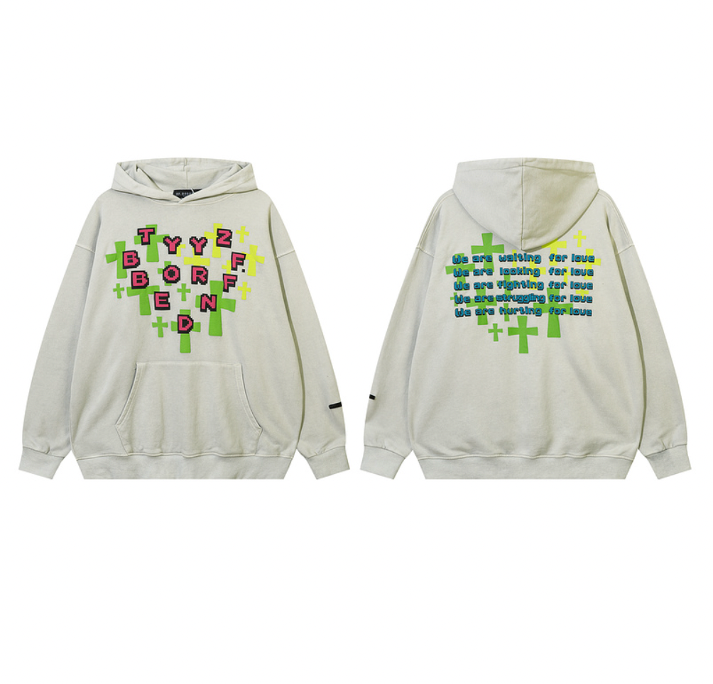 F3F Select Love Cross Washed Hoodie