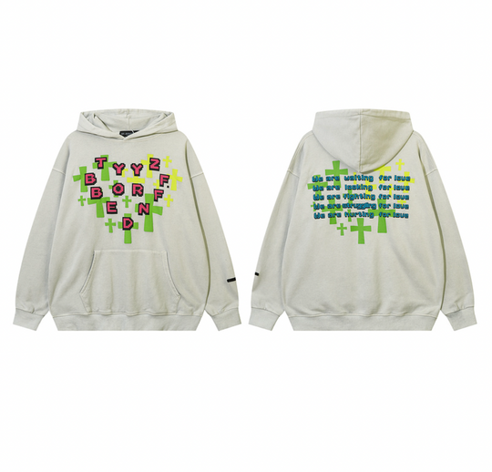 F3F Select Love Cross Washed Hoodie