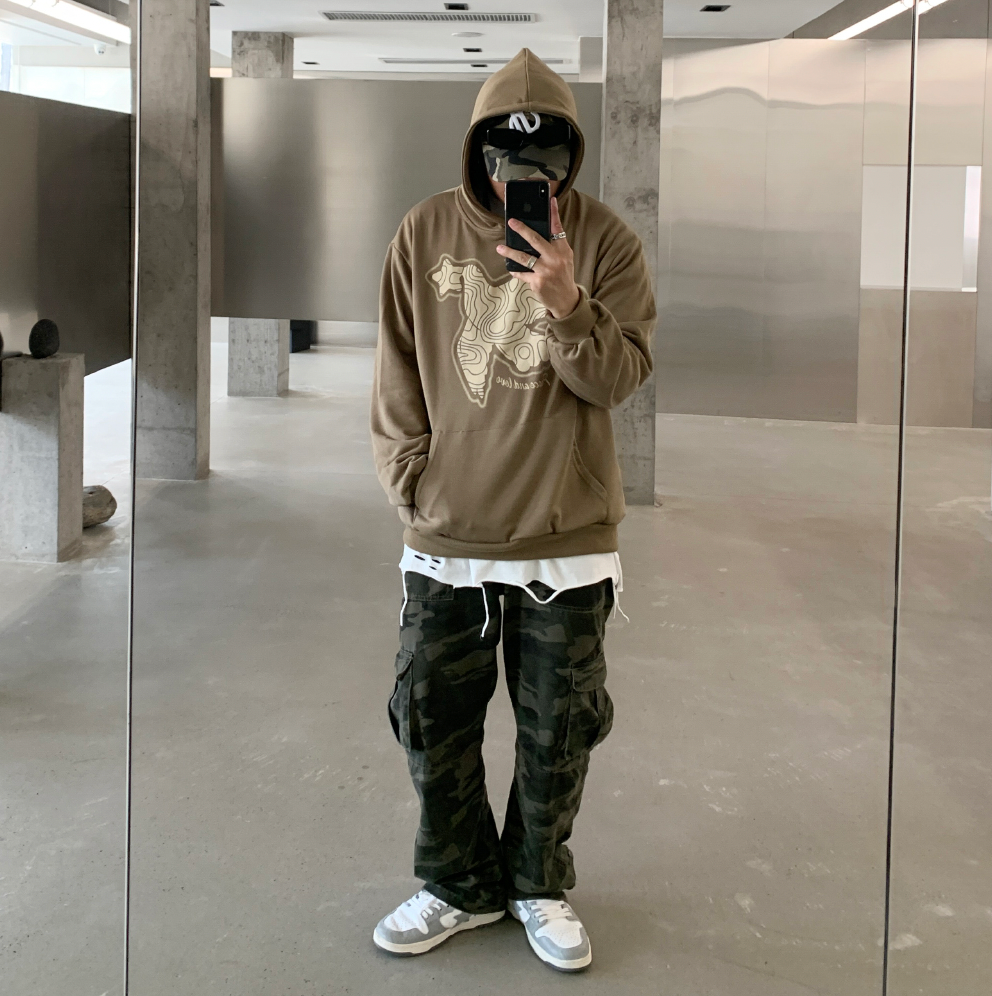 F3F Select Bird Foam Print Hoodie