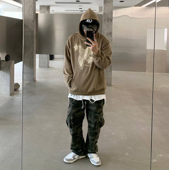 F3F Select Bird Foam Print Hoodie