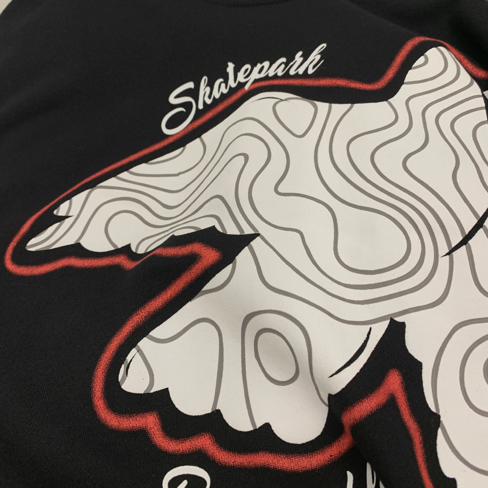 F3F Select Bird Foam Print Hoodie