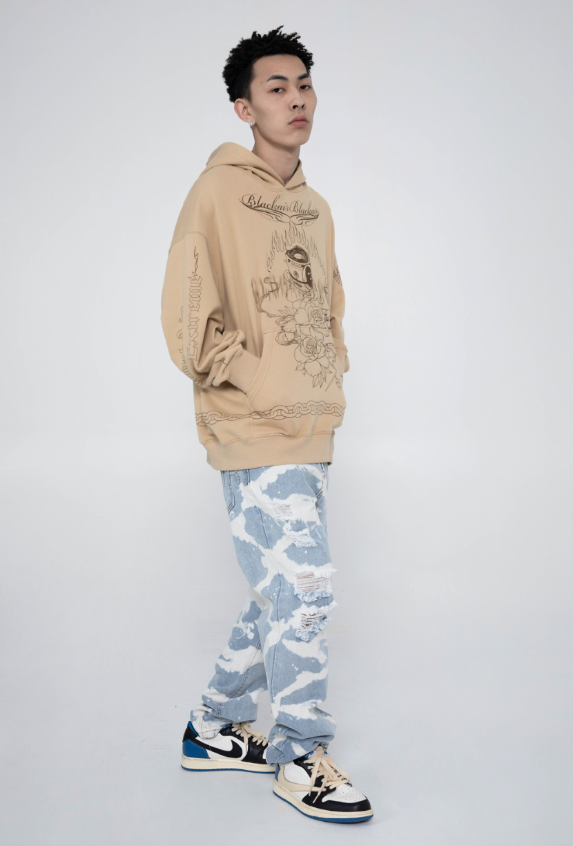 F3F Select Graffiti Print Hoodie