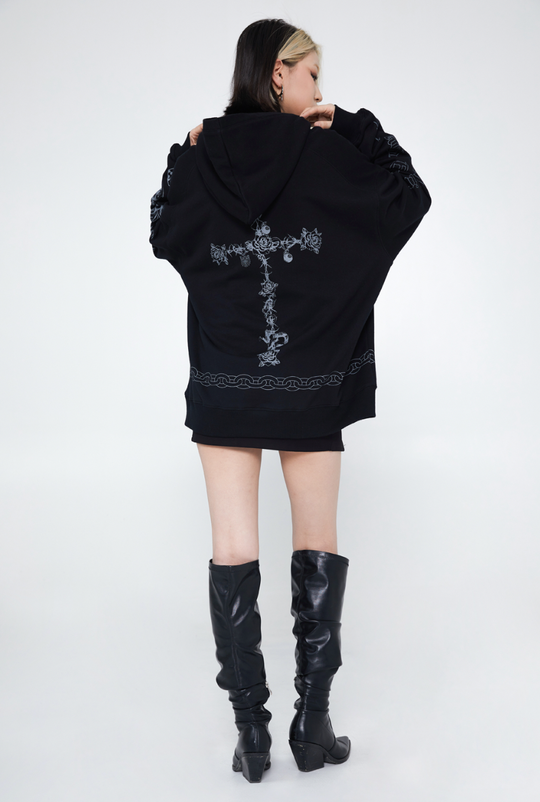 F3F Select Graffiti Print Hoodie