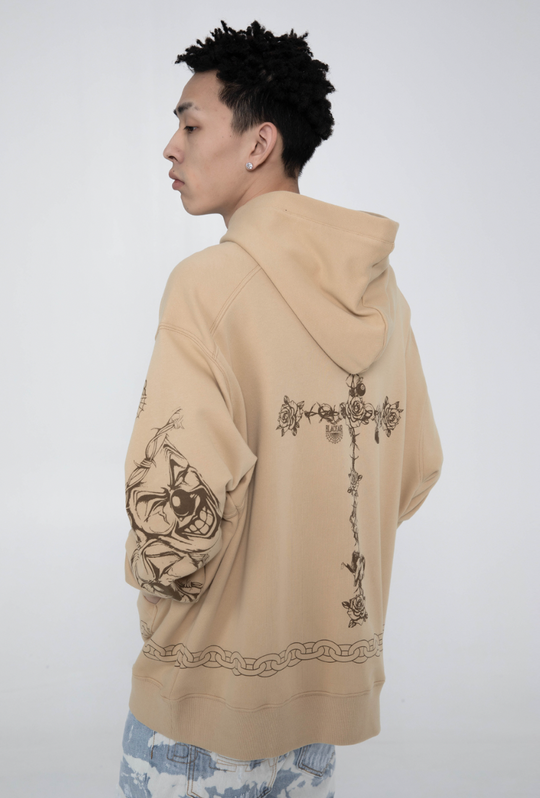 F3F Select Graffiti Print Hoodie