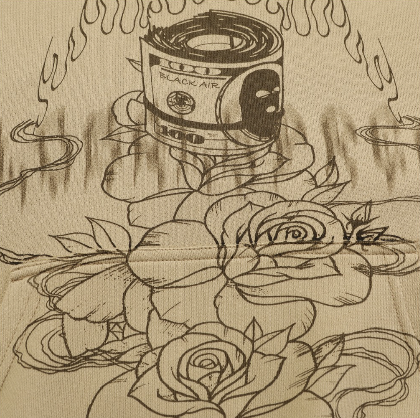 F3F Select Graffiti Print Hoodie