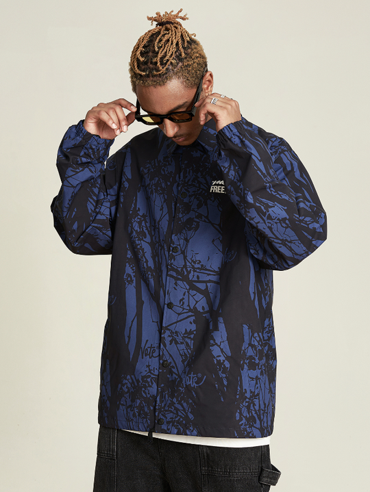 VOTE American Branches Full Print Coach Jacket