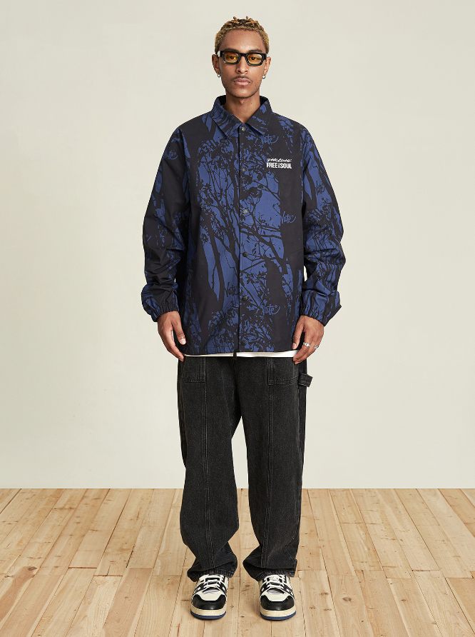 VOTE American Branches Full Print Coach Jacket