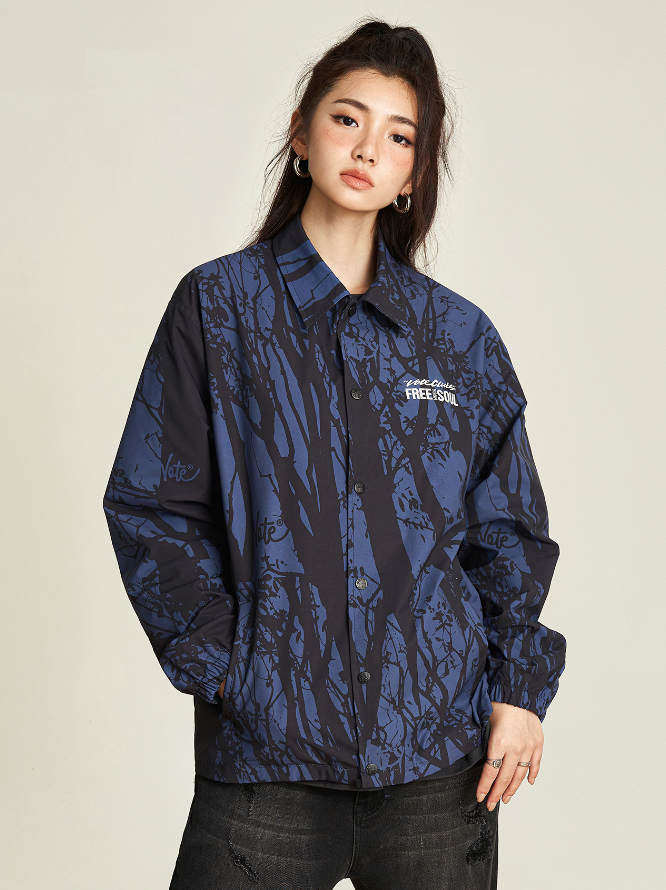 VOTE American Branches Full Print Coach Jacket