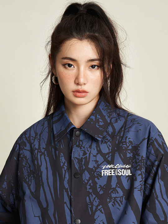 VOTE American Branches Full Print Coach Jacket