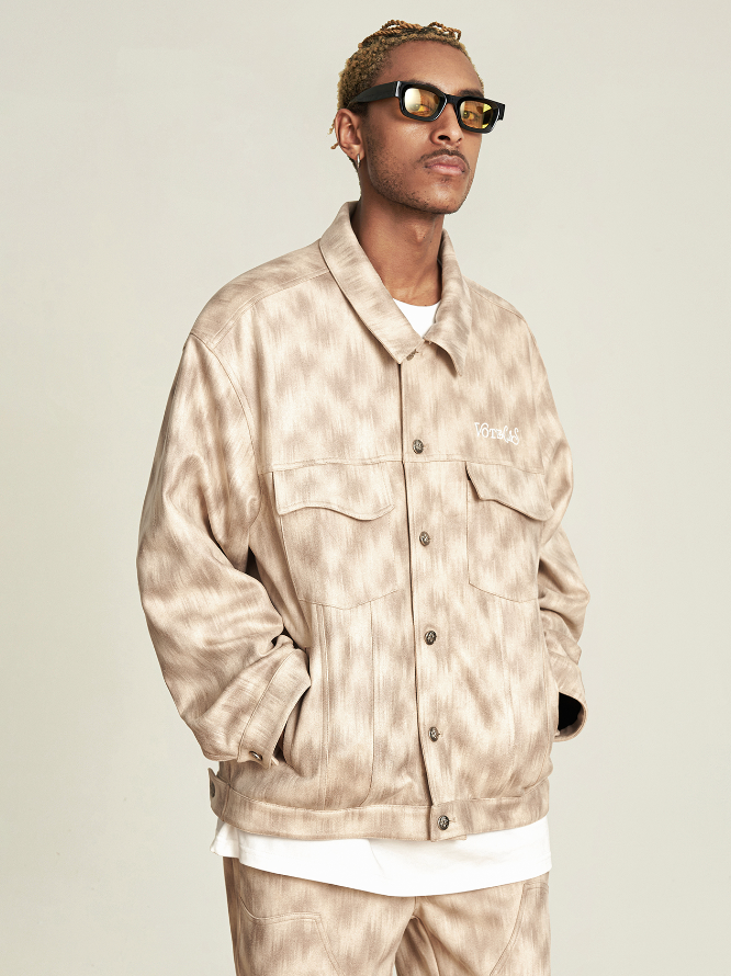 VOTE Logo Suede Jacket