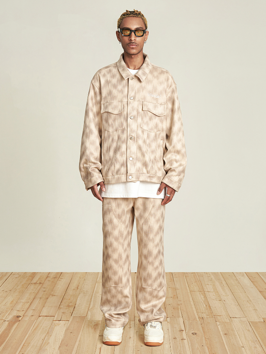 VOTE Logo Suede Jacket