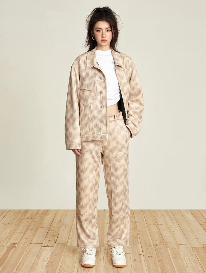 VOTE Logo Suede Jacket