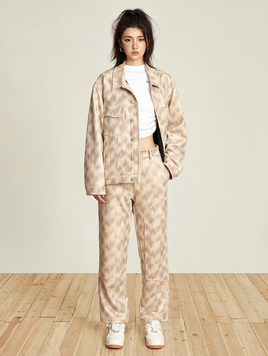 VOTE Logo Suede Jacket