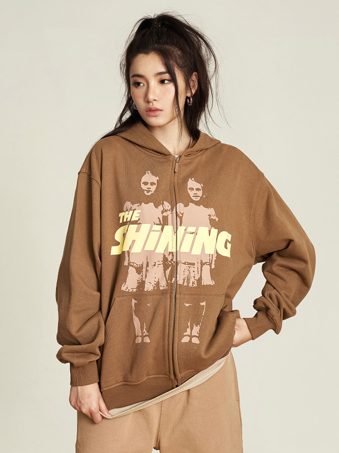VOTE The Shining Theme Zip Hoodie