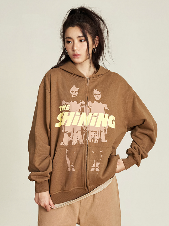 VOTE The Shining Theme Zip Hoodie