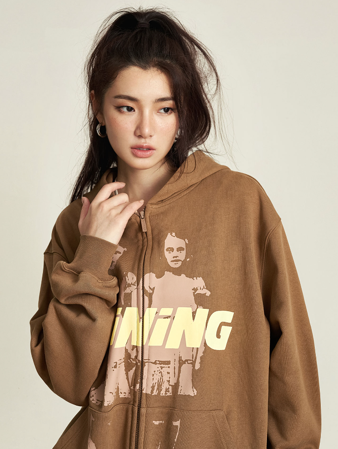 VOTE The Shining Theme Zip Hoodie