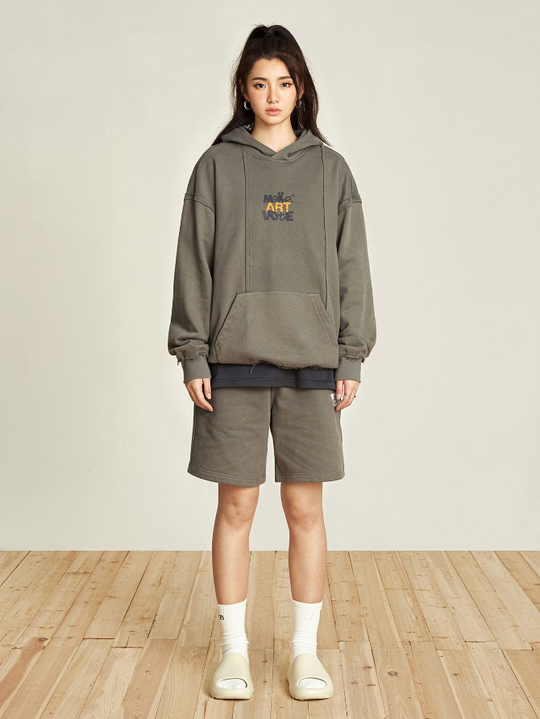 VOTE Hand Painted Graffiti Hoodie