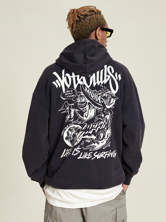 VOTE Original Hand Painted Graffiti Hoodie