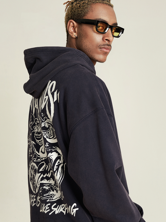 VOTE Original Hand Painted Graffiti Hoodie