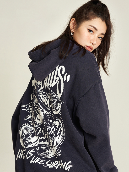 VOTE Original Hand Painted Graffiti Hoodie