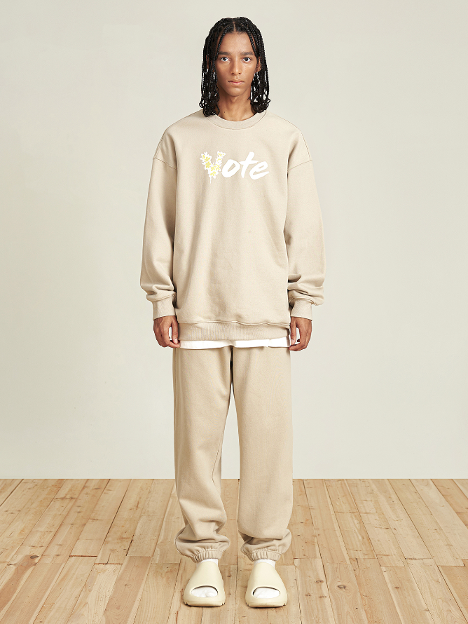 VOTE Basic Hawaiian Flower Sweatshirt